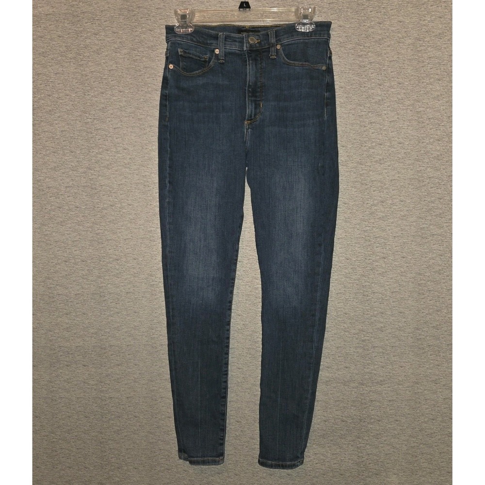 Banana Republic High Rise Skinny Jeans Blue Premium Denim 28x27